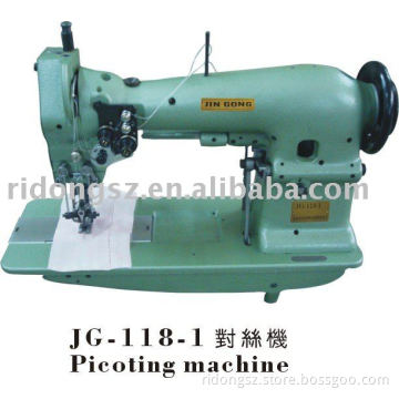 JG-118 double needle picoting stitch sewing machine